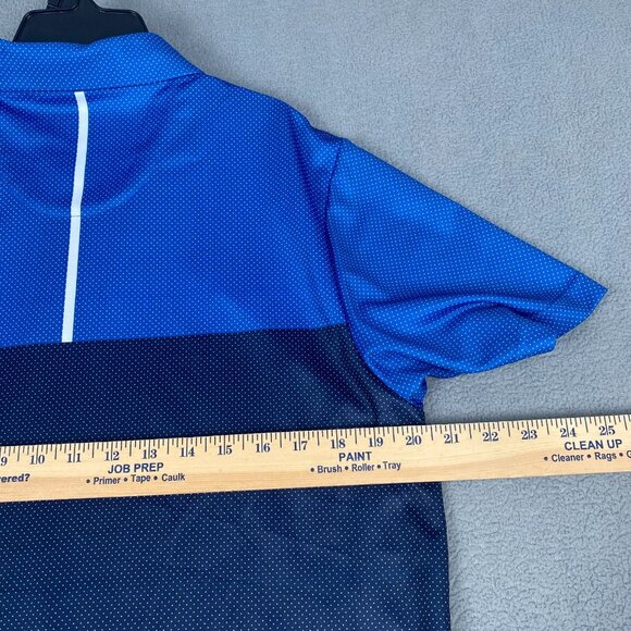 PGA TOUR Polo Shirt Men’s Size M Blue,Golf,UPF 50,Lightweigt,Athletic - Picture 5 of 13